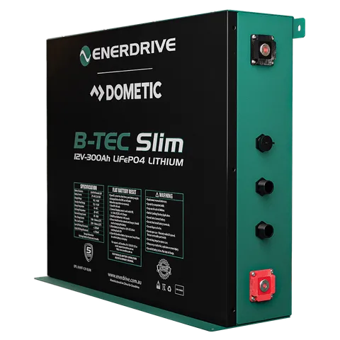 B-TEC 200AMP / 12V LIFEPO4 SLIM METAL CASE BATTERY